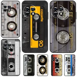Vintage Cassette tape retro style Case For OnePlus Nord N200 N100 Nord 3 2T CE 2 Lite OnePlus 12 11 10 Pro 10T 10R 12R Cover