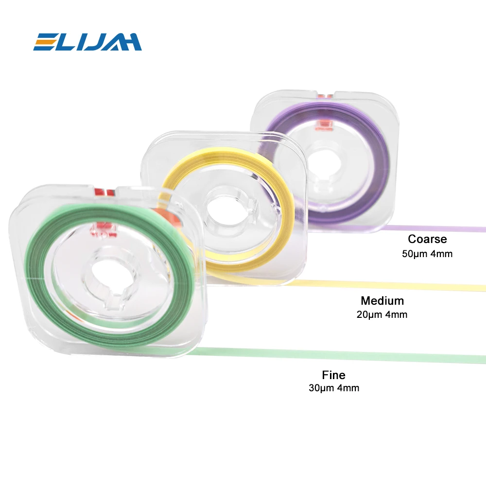 1 rolka pasek do polerowania zębów rolka 6 m * 4 mm żywica szlifowanie zębów wybielanie szlifowanie kształtowanie narzędzia dentystyczne materiał