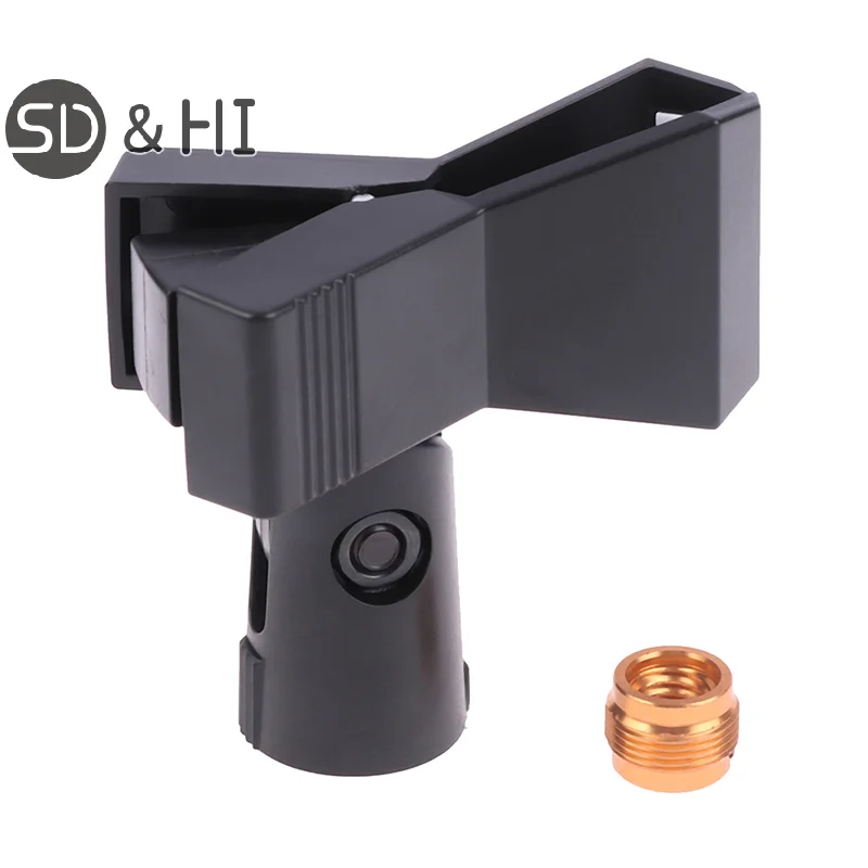 Hands-free Universal Flexible Quick Release Mount Adapter Portable Stand Accessory Microphone Clip Adjustable Replacement Holder