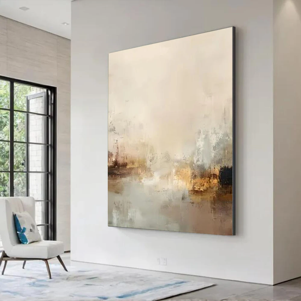 

Large Abstract Wall Painting Hand Painted Floral Oil Painting Beautiful Roses Wall Art Picture Acrylic Texture Home Room Decor