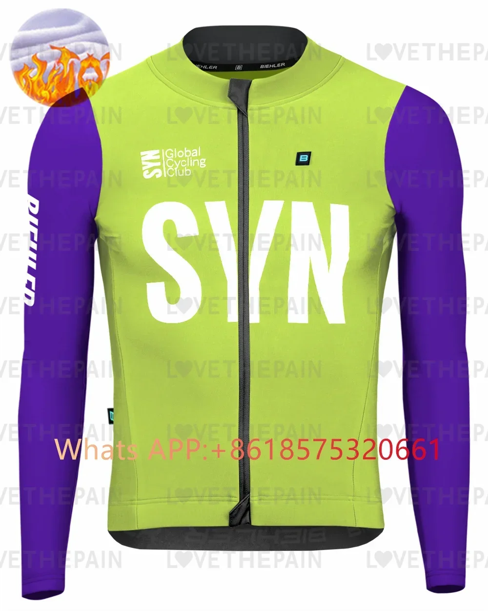 SYN 2024 Cycling Jersey Men's Set Winter Cycling Clothing Long Sleeve Road Race Bike Shirt Suit MTB Bicycle Thermal Jacket Suit