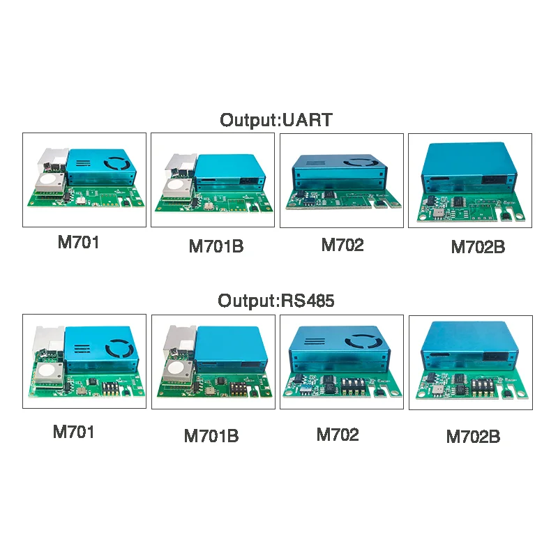 7 In1 Air Quality Sensor Module Co2 PM2.5 Particle Dust  Sensor With Temperature Humidity Tvoc Hcho Sensor M701B