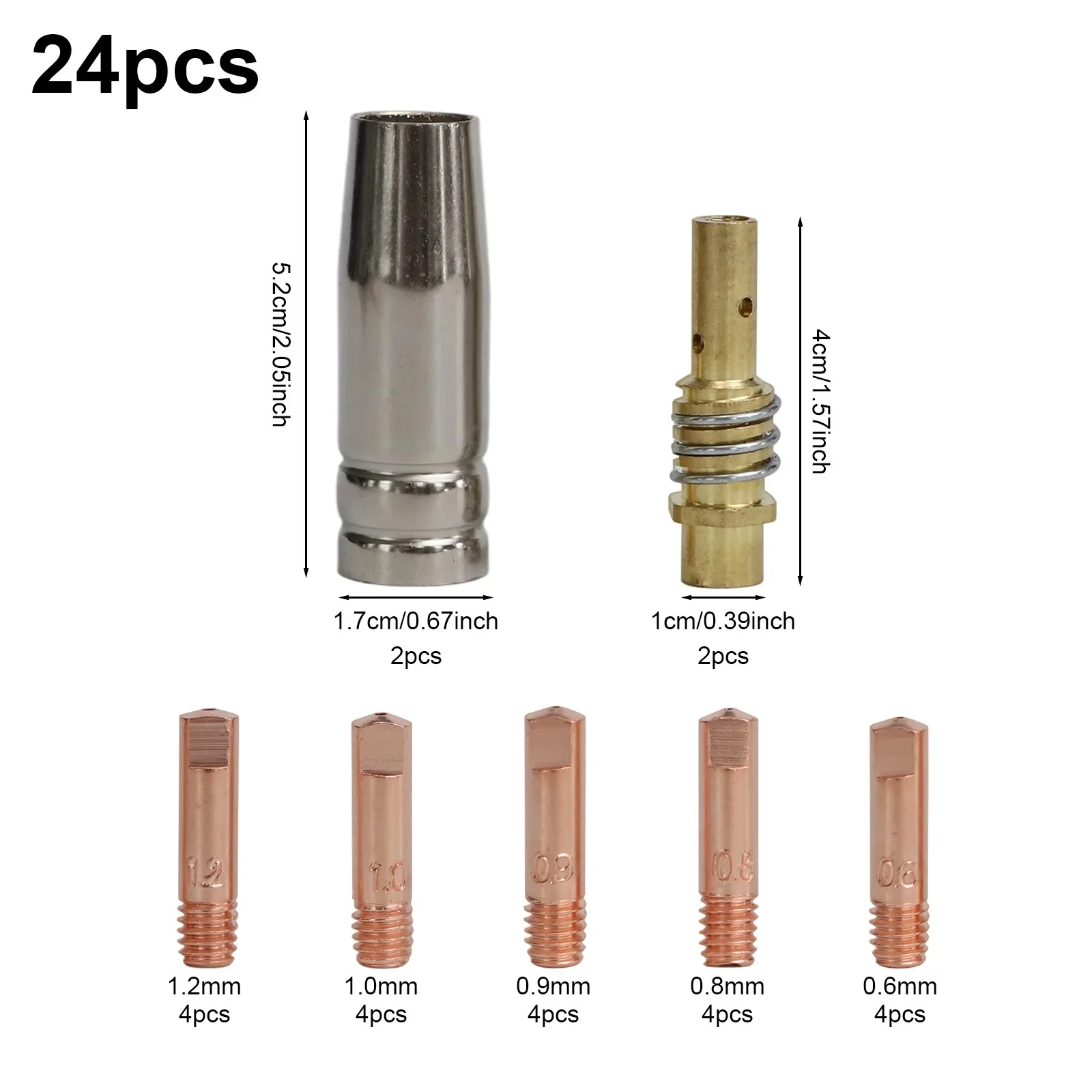 

Compatible Welding Torch Accessories 15AK Welding Kit Brass Gas Diffuser Comprehensive Welding Tools Copper Welding Nozzle