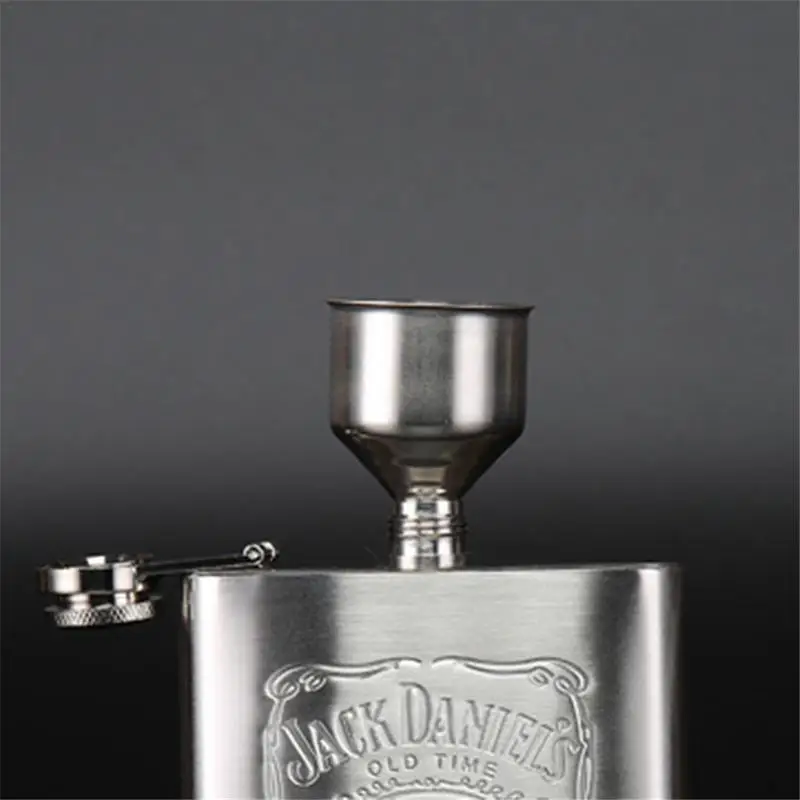 1PC Funnel Stainless Steel Portable Mini Small Mouth Funnels Bar Wine Flask Universal Long-mouth Funnel Kitchen Accessories