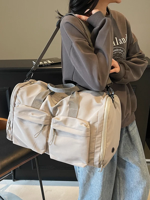 

Новая большая сумка Capaci Independent oe Carent Travel Bag ort Trip Handheld Yoga Sports Fitn Bag Casual Portable ex