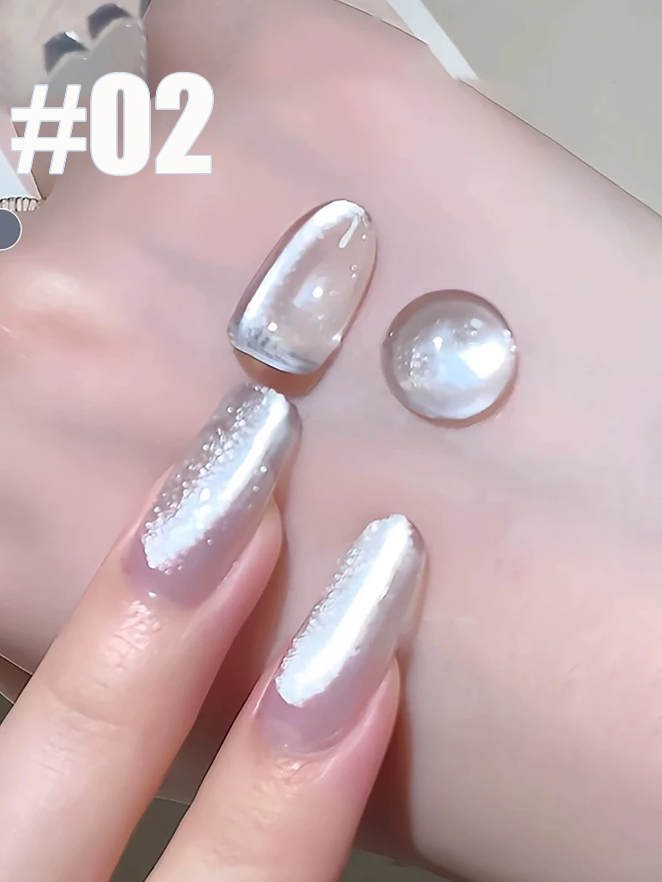 

1-2pcs WS Spring Summer Ice Transparent White Cat Eye Gel Nail Polish Versatile Whitening Universal Crystal Cat Eye Gel Nail Art