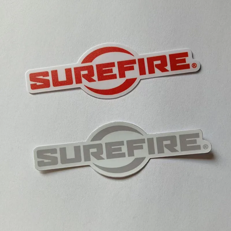 2 Pcs/Set Military Stickers Vinyl Matte Pegatinas Tactical Lighting Brand Decals for Car Motorcycle Laptops Bicycles Helmet Cup
