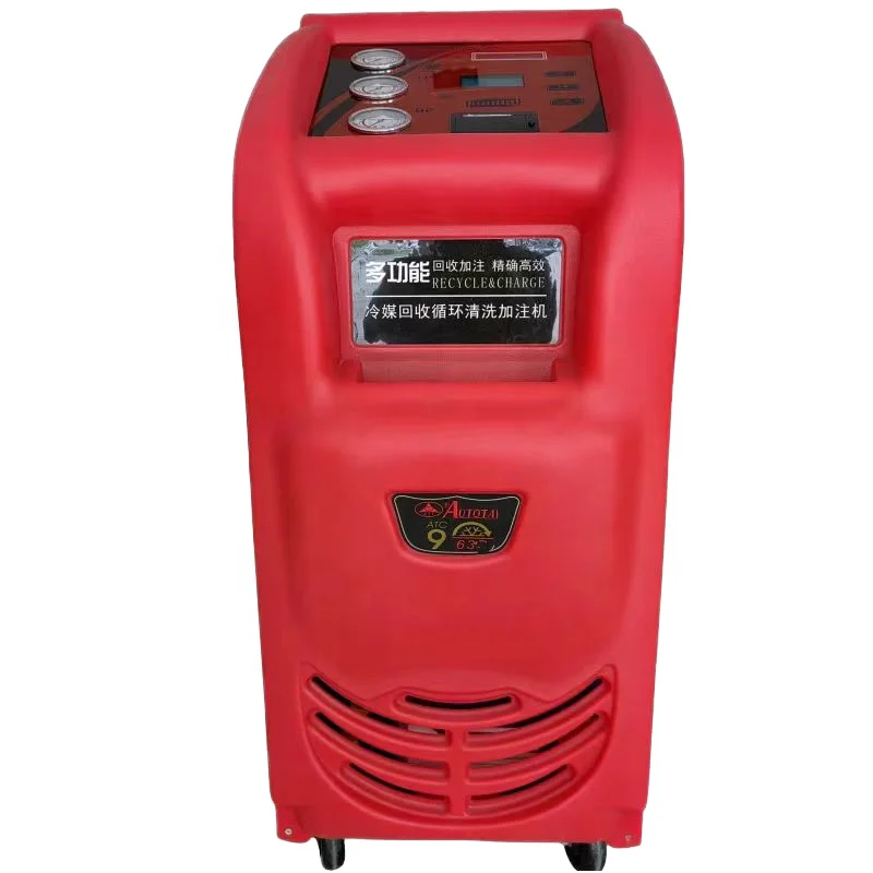 جديد السيارات مكيف الهواء إعادة تدوير إعادة شحن آلة التنظيف المعادن البناء كفاءة أداة استعادة التيار المتردد #4
