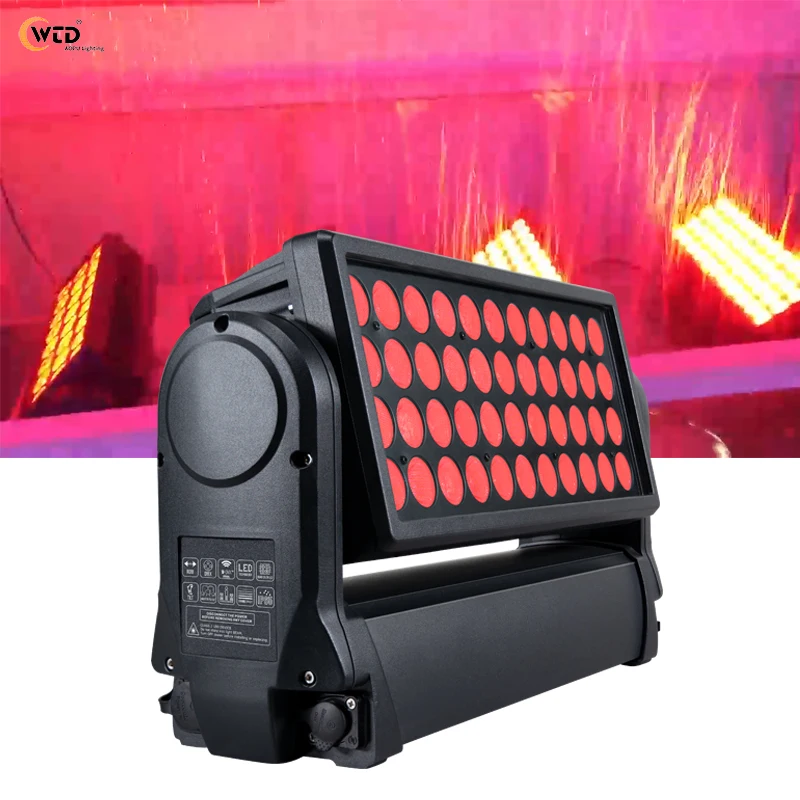 

AOPU 44X10W RGBW 4IN1 LED Strobe Moving Wash Light for Stage Vocal Concert