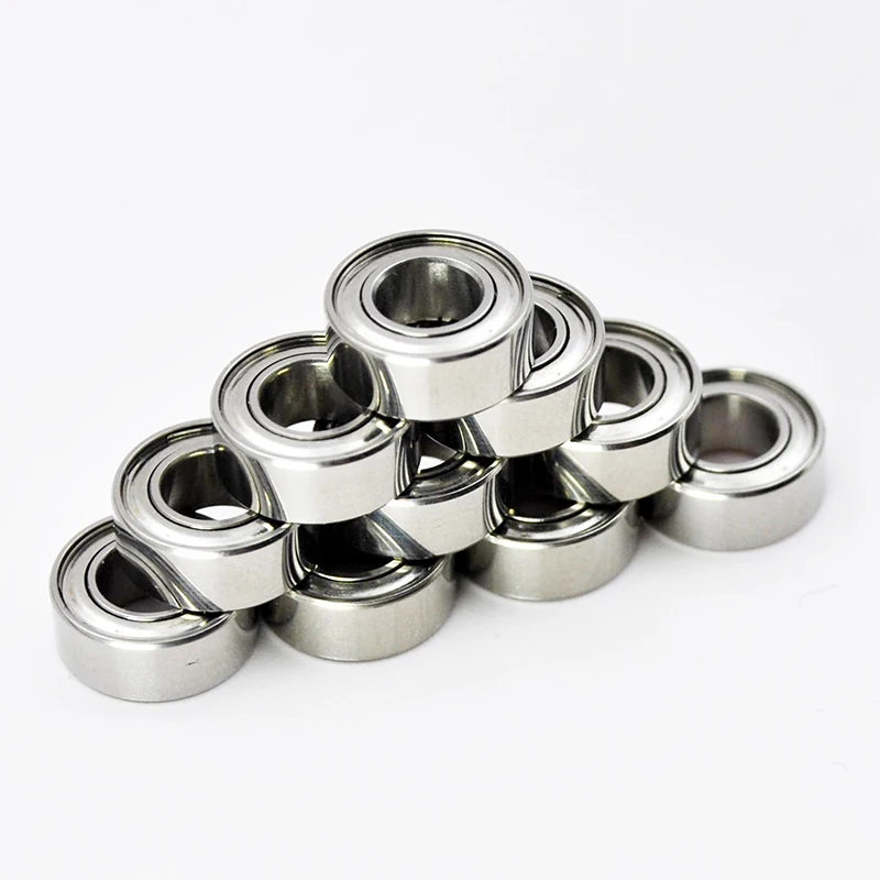 Hybrid Ceramic Bearing SMR105ZZ Stainless Steel MR105 ZZ 5x10x4 mm 1050 Inner Bore 5mm Miniature Ball Bearings