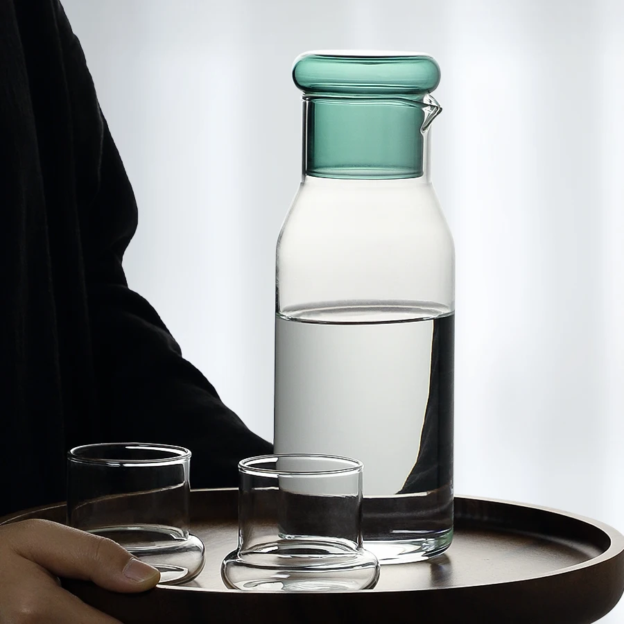 Luxe Transparante Hittebestendige Glazen Pot Voor Melkijs Koffie Water En Sap Potten Dispenser Koelkast Pitcher Theepot Jug Fles