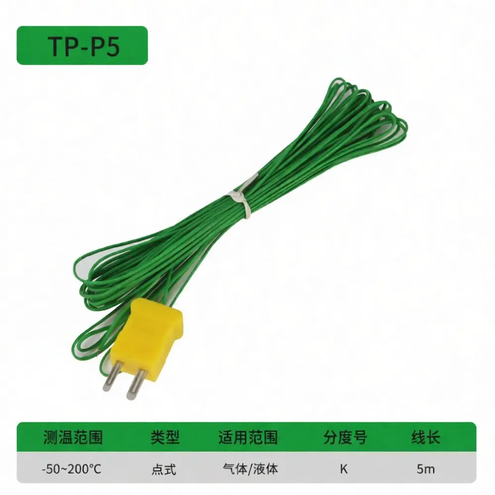 High Performance K Type Thermocouple Probe Surface Sensor Technical Industrial Heat Testing Tool Reliable Thermal Connector