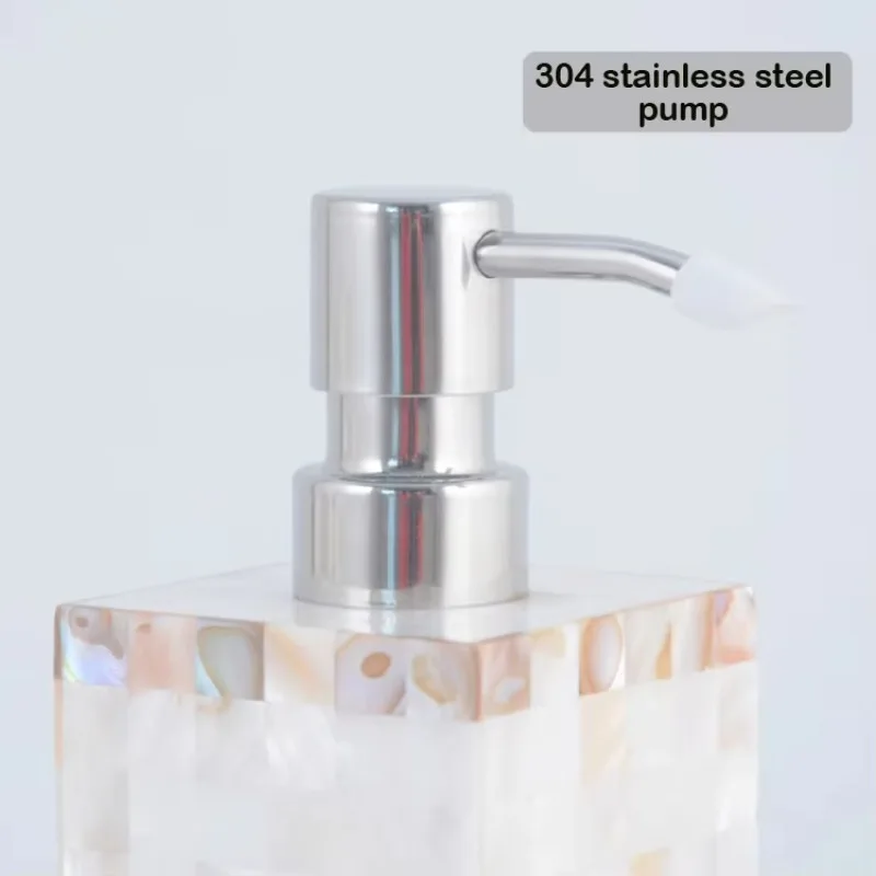 New Products Natural Shell High-end Hotel Bathroom Set 6 Piece Bathroom Accessory Sets Luxury Bathroom Set