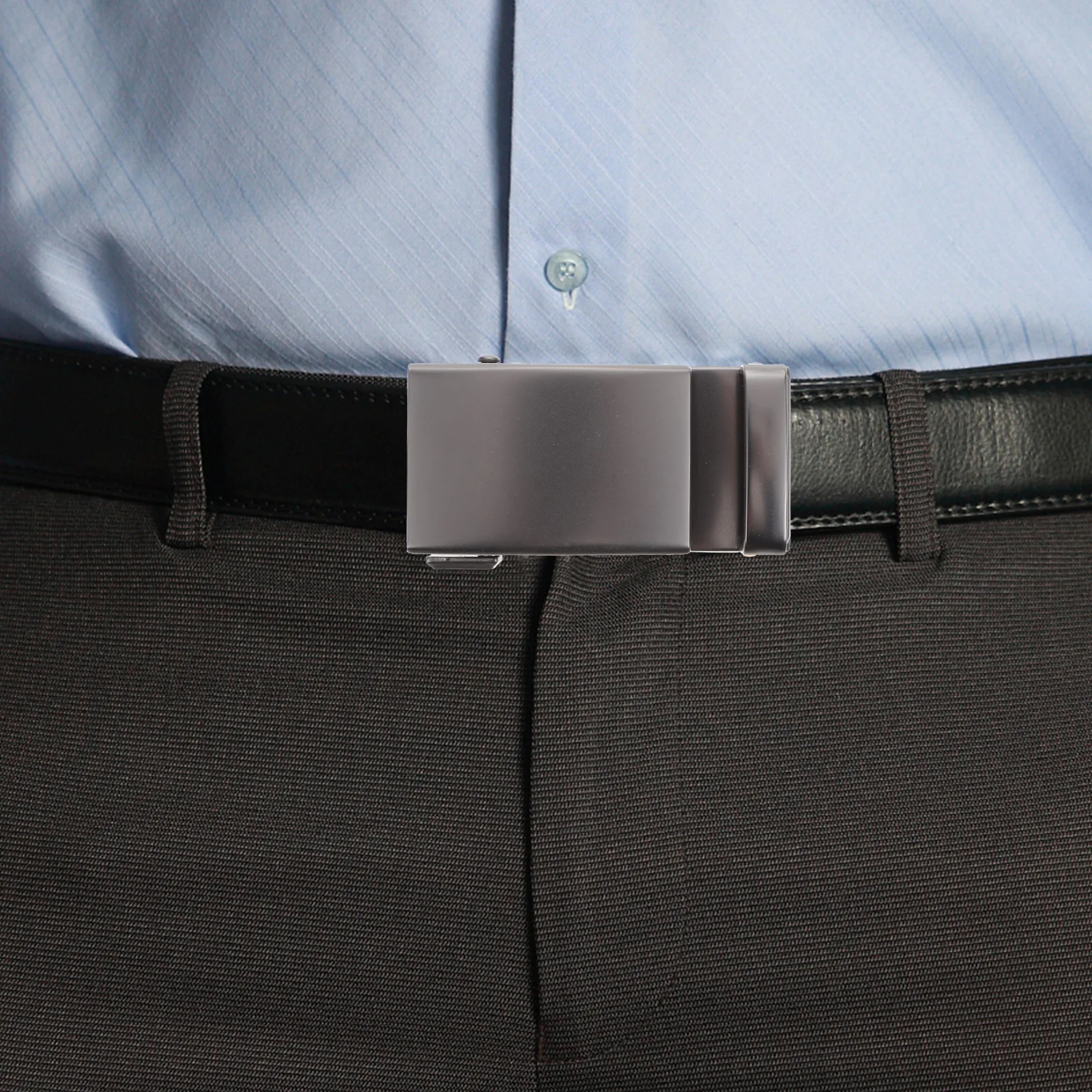 

1 шт. автоматический ремень для мужчин, пряжка с храповым механизмом из сплава, легко регулируемые ремни, черная деловая пряжка для ремня, повседневная одежда