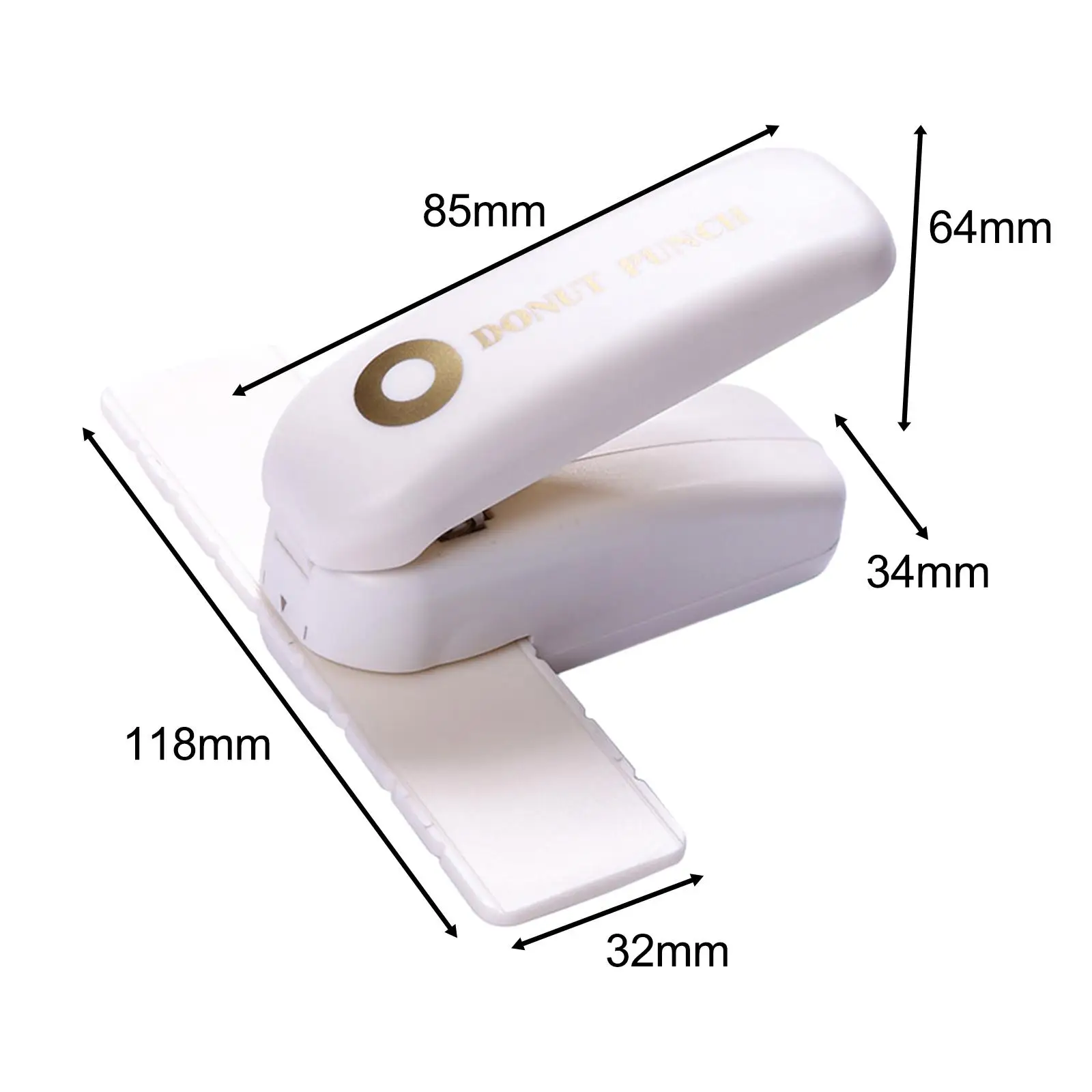 Hole Puncher. Loose Leaf Paper Hole Reinforcement Punch, Portable Paper Punch for Photo Albums