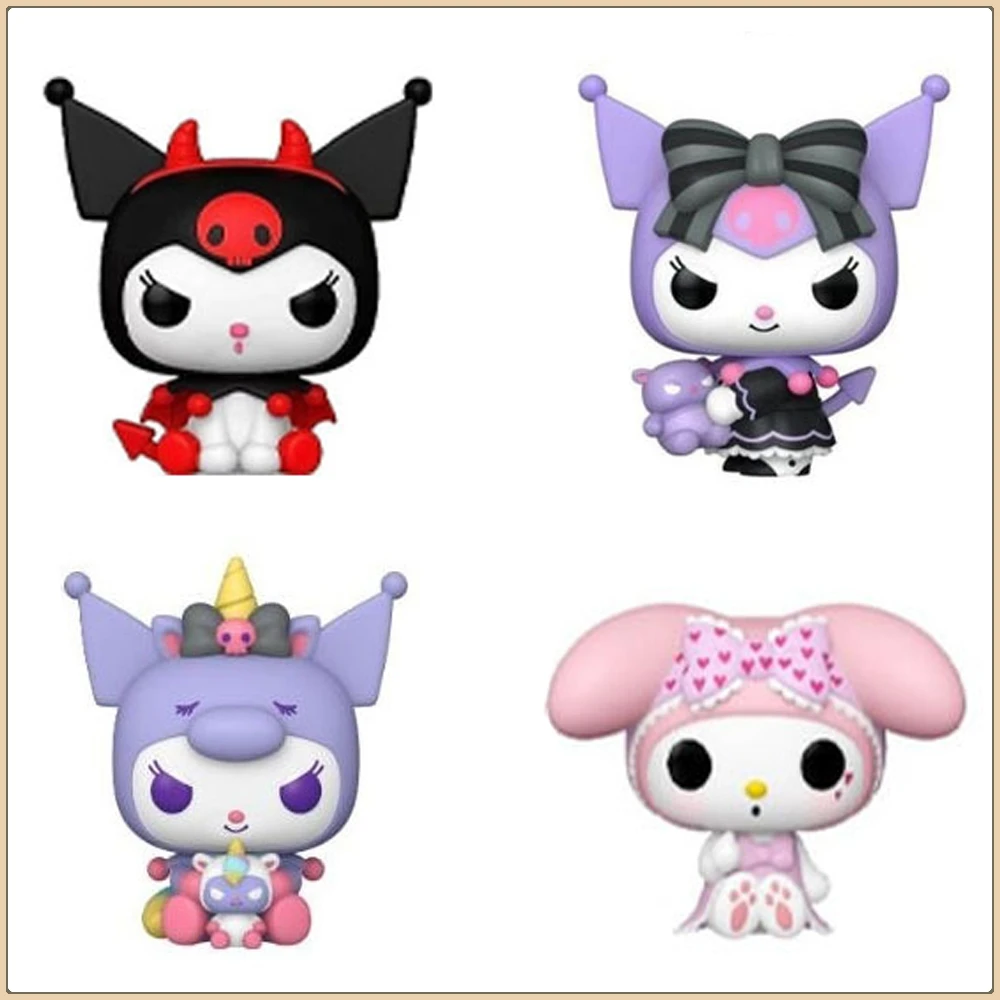 

Funko POP Sanrio Action Figures Genuine Kuromi My Melody Kawaii Anime Cartoon Toys Doll Model Collection Children Festival Gift