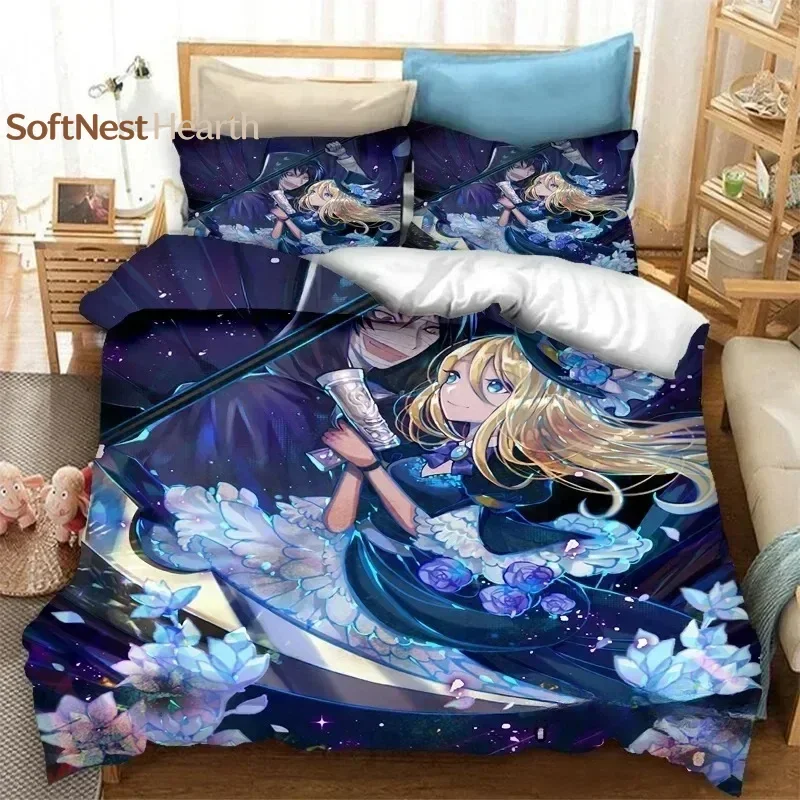 2026 3D Printed Anime Angels Of Death Bedding Set Duvet Covers Pillowcases Comforter Bedding Sets Bedclothes Home Textiles