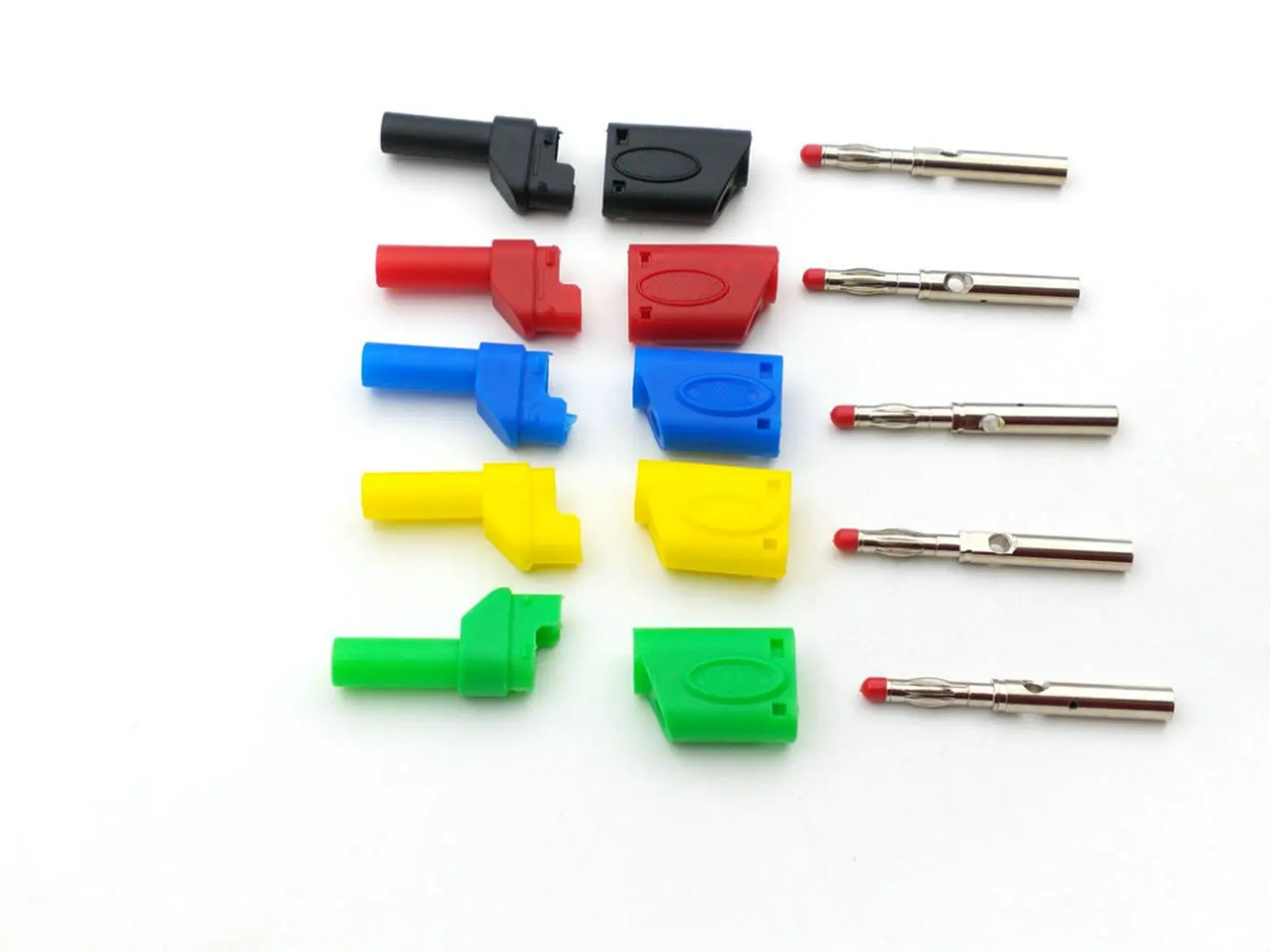 100pcs Insulated 4MM Banana Plug for Test Probes Binding Posts Multimete