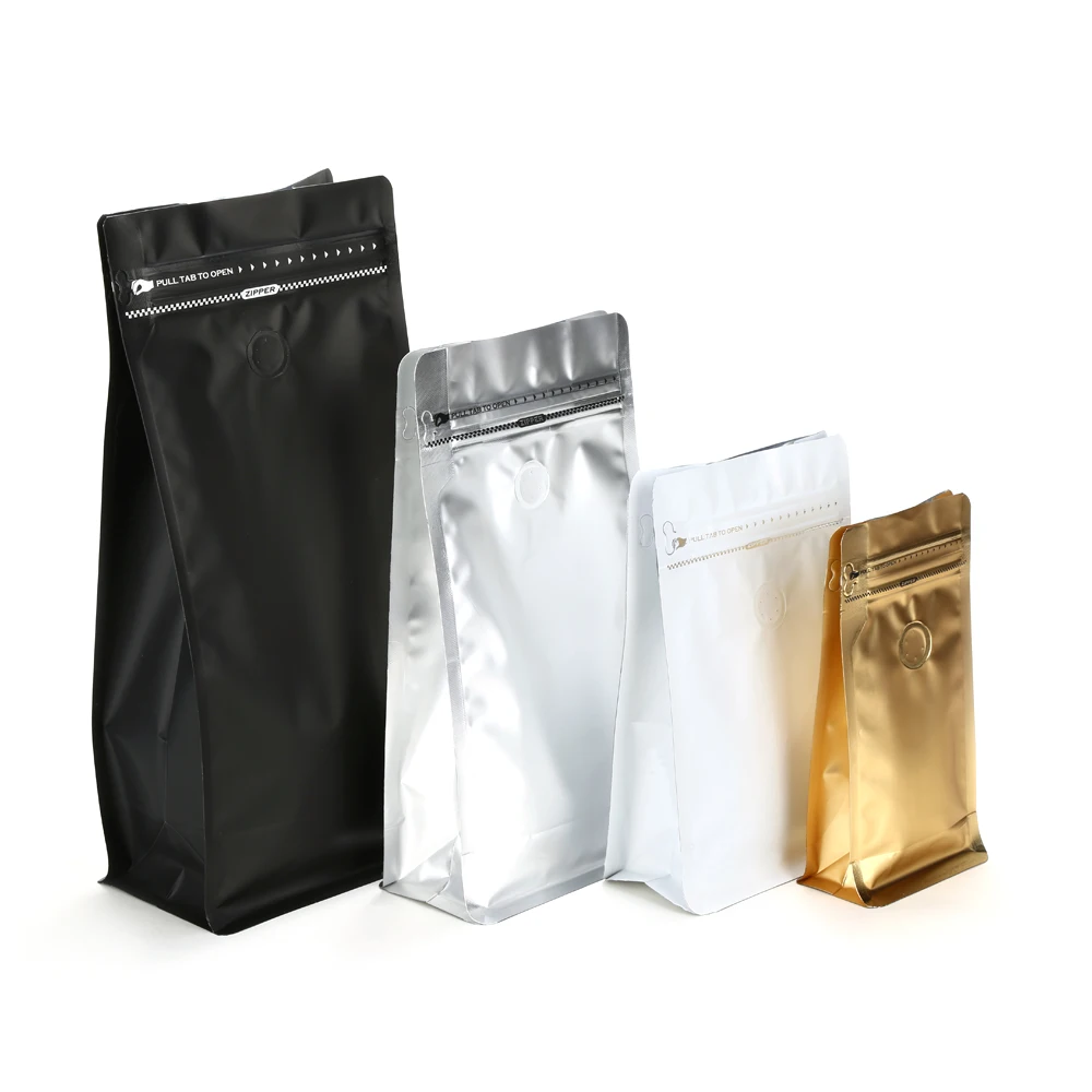 

Aluminum Foil Doypack Coffee Packaging Bag Kraft Paper Zip Lock Bags Zipper Storage Bag Seal Self-Supporting Ziplock Bag Pouch