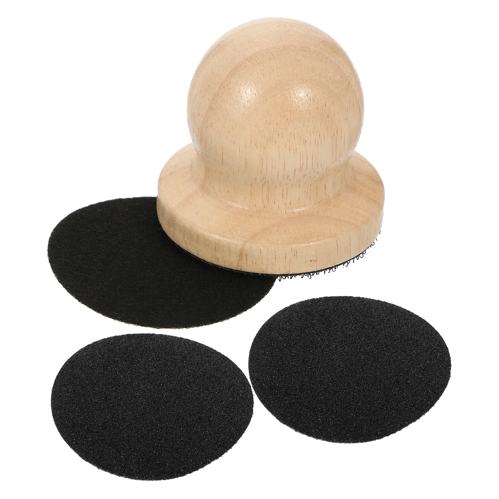 

1 Set Portable Dog Wood Handle Pet Grinding Puppy Trimming Tool Cat Scratch Ergonomic File For Dogs Pet Toenail Paws Replacement