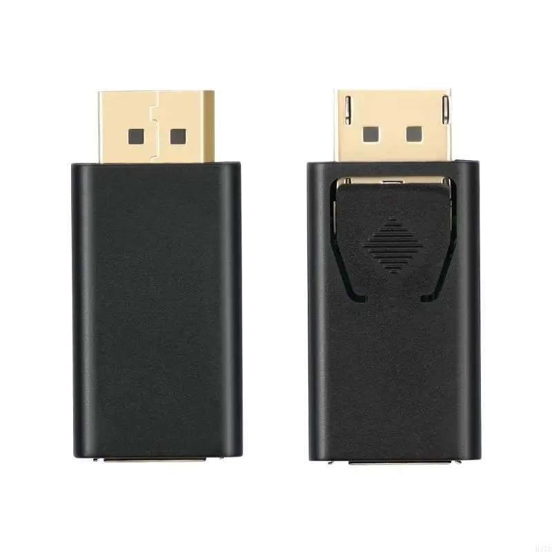 H37B DP1.2男性から女性拡張アダプターディスプレイポートコンバーターサポート4K 144Hzビデオ信号伝送コンピューター