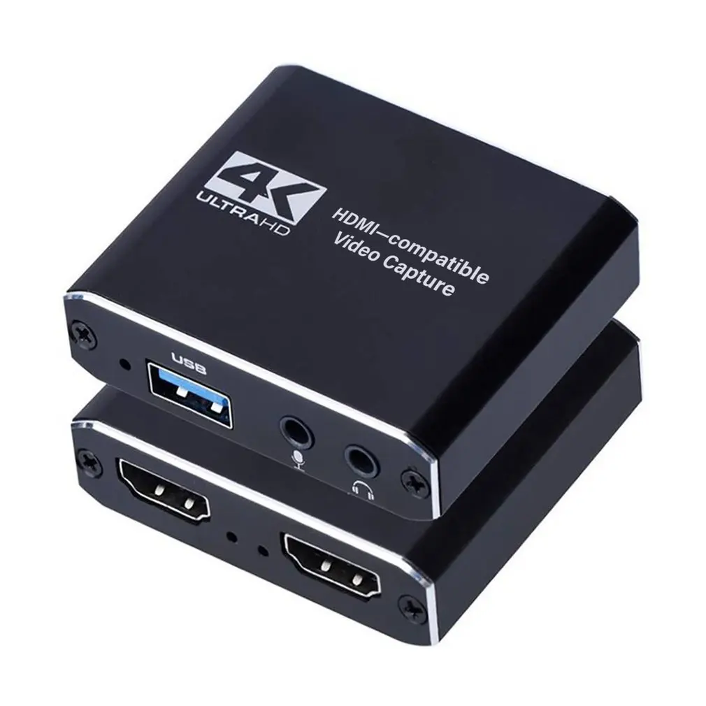 1080P 4K Video Capture Card HDMI-compatible To USB3.0 Video Stereo Capture Board Game Record Live Broadcast Loop Dropshipping