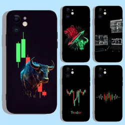 Day Trading Day Trader Trader Phone Case For Apple iPhone 15,14,13,12,11,XS,XR,X,8,7,Pro,Max,Plus,mini Silicone Black Cover