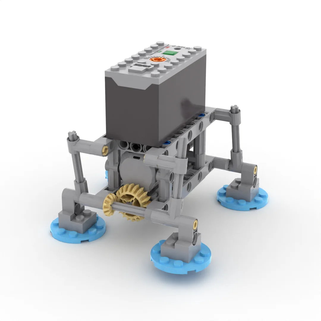 MOC STEM Technological Building Blocks Crawling Robot Science Toys For Student Antistress Assembly Bricks Teaching Aid Kit