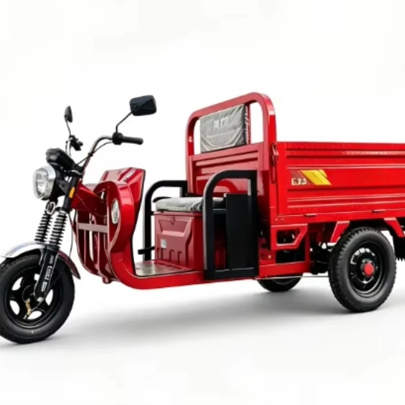 Electric freight vehicle open body 400kg load 50-70km drive