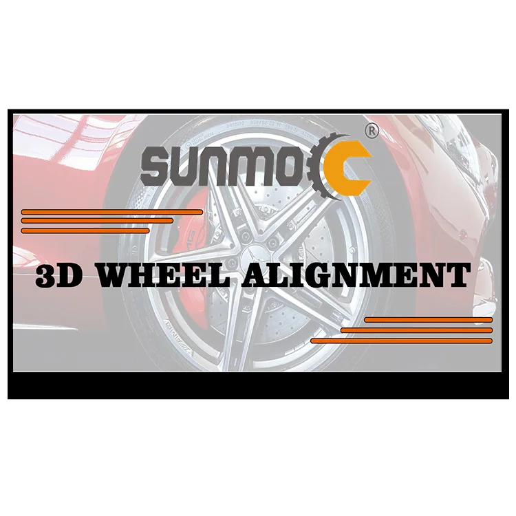 Sunmo One Full Set Price Of Automotive Portable Car Wheel Aligner Equipment 3d Four Positioning Wheel Alignment Machine For Sale