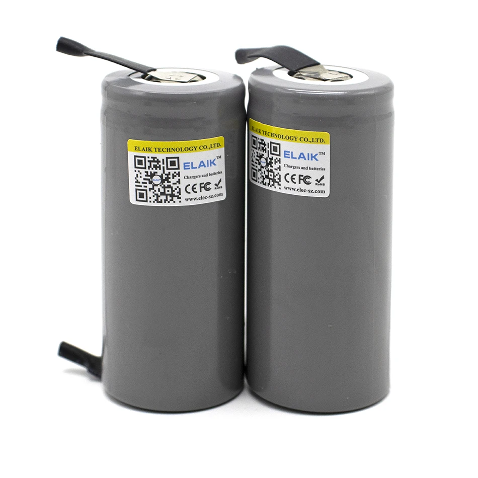 

ELAIK 3.2V 32700 6500mAh LiFePO4 Battery 35A Continuous Discharge Maximum 55A High power battery+DIY Nickel sheets