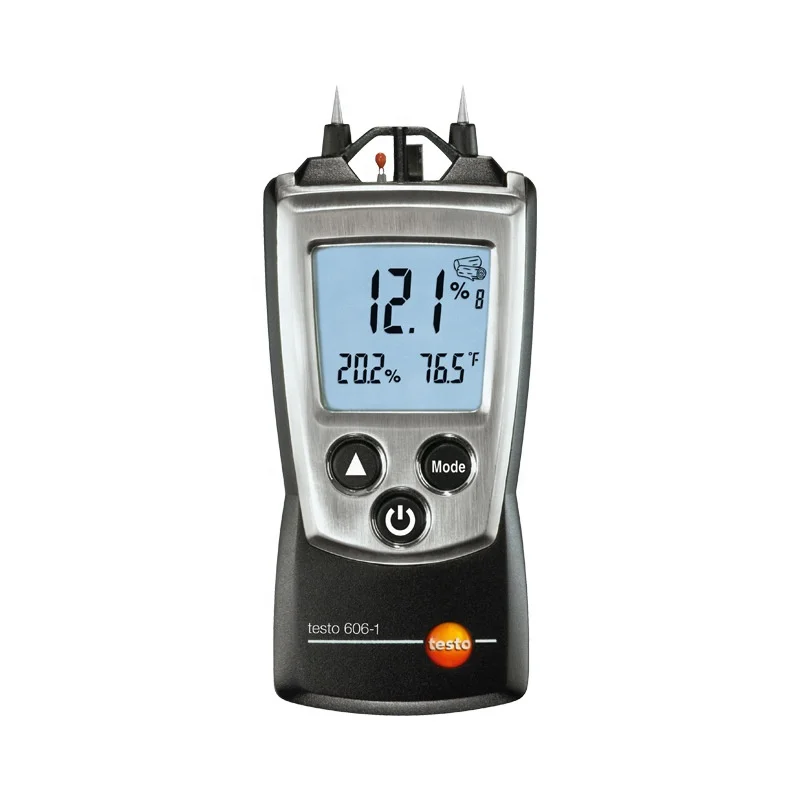 original testo 606-1 Moisture meter for wood moisture, testo 0560 6060  digital moisture meter with calibration certificate