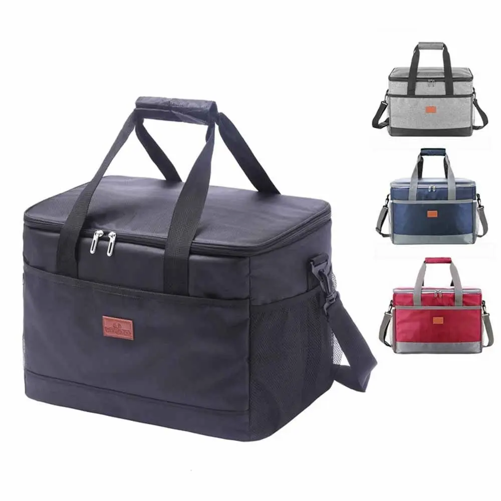 

Collapsible Insulated Lunch Bag Leak-proof Waterproof Food Thermo Bag Large Capacity Sealed Picnic Cooler Bag Work Office