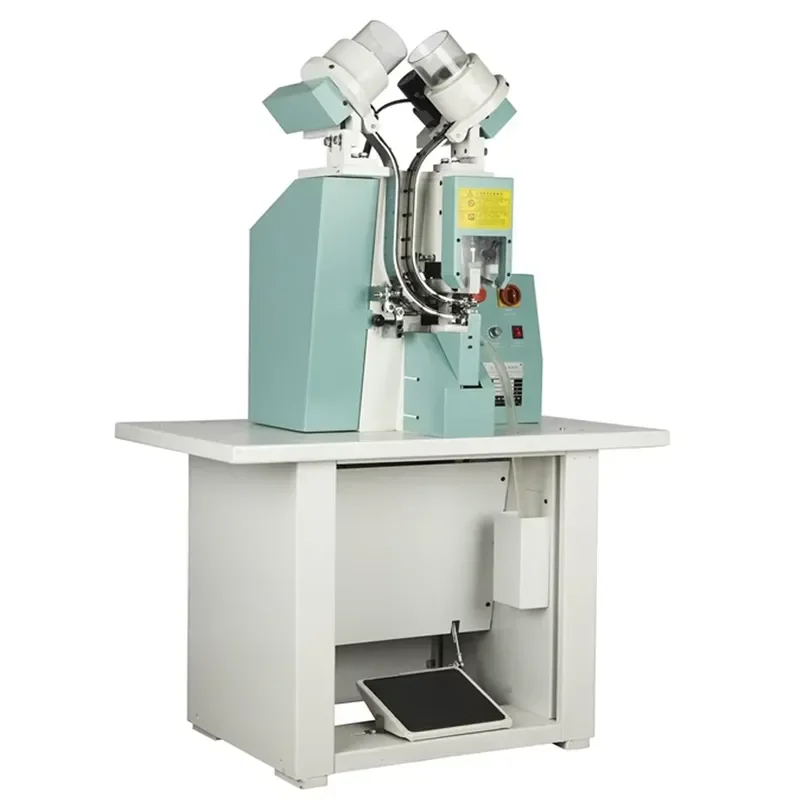 Automatic Leather Canvas Rubber Shoe Eyelet Punching Machine