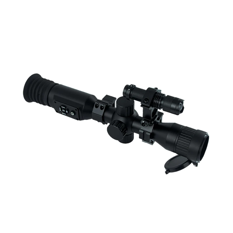 2X-8X Digital Night Vision Scope with 200m Detection Range 3072x1728 Photo Resolution Magnifying Device