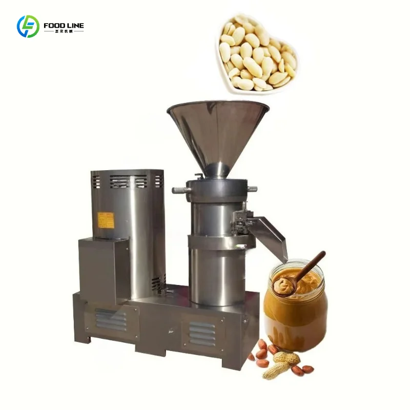 Customized Commercial Electrical Wet Nut Butter Grinder Production Equipment Milk Tahini Peanut Butter Making Machine