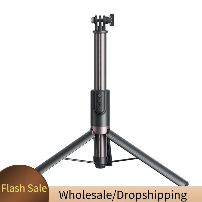 TELESIN Selfie Stick Tripod With Wireless Bluetooth Remote Control 1.3M For Insta 360 Gopro11/10/9 Action Camera