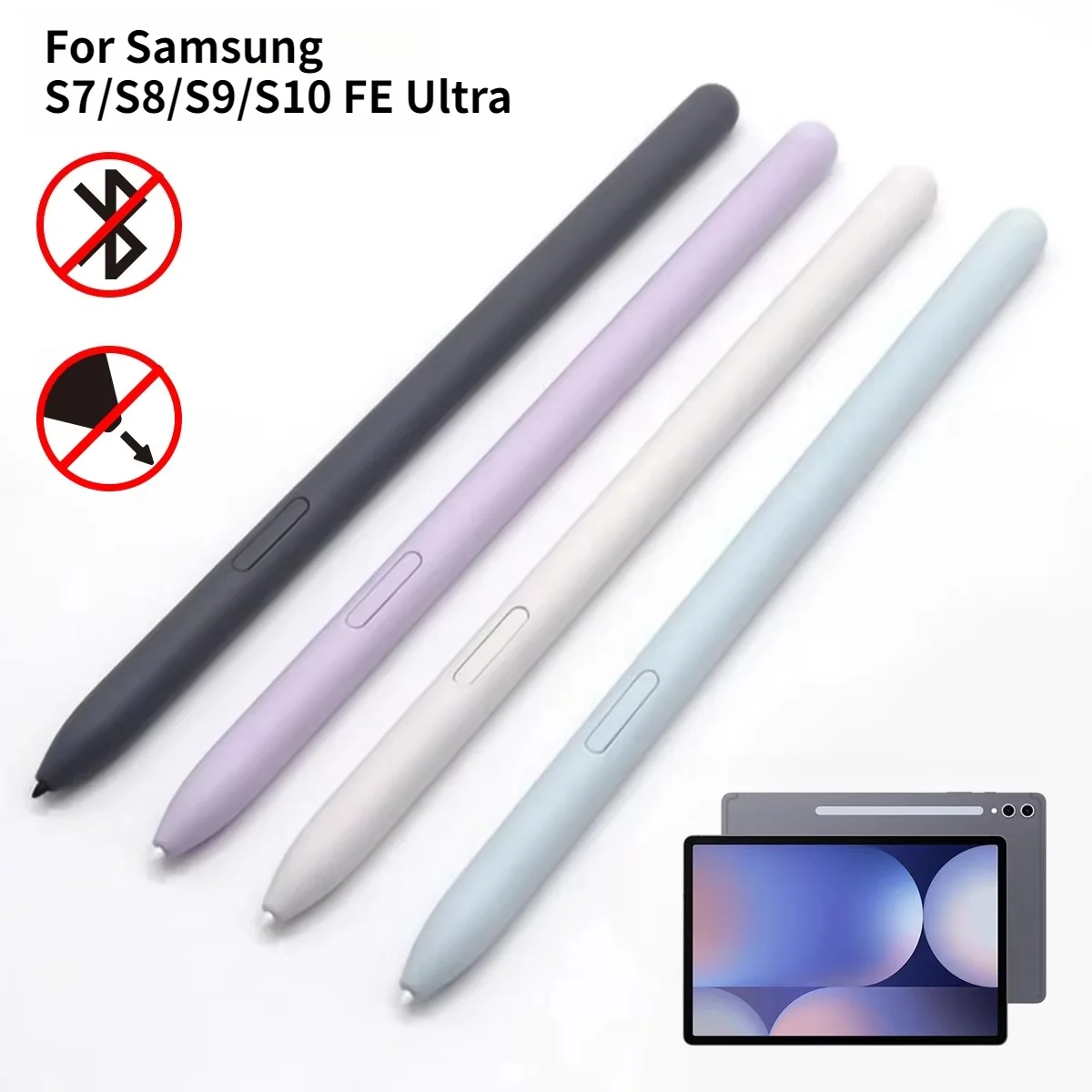 Universal Magnetic Stylus Pens for Samsung Galaxy Tab S10 S9 S8 S7 FE Ultra Tablet Pencil Silent Anti Slip Tilt Sensitivity Pen