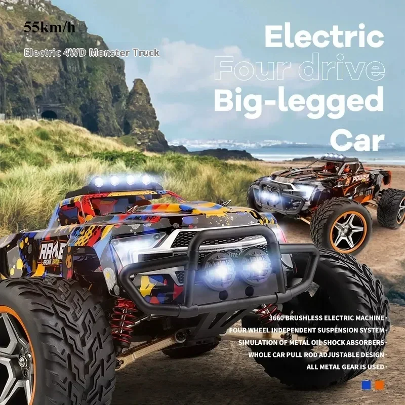 

Hot Weili 104019 remote control car 1:10 electric remote control four wheel drive big foot car model high speed off road toy car