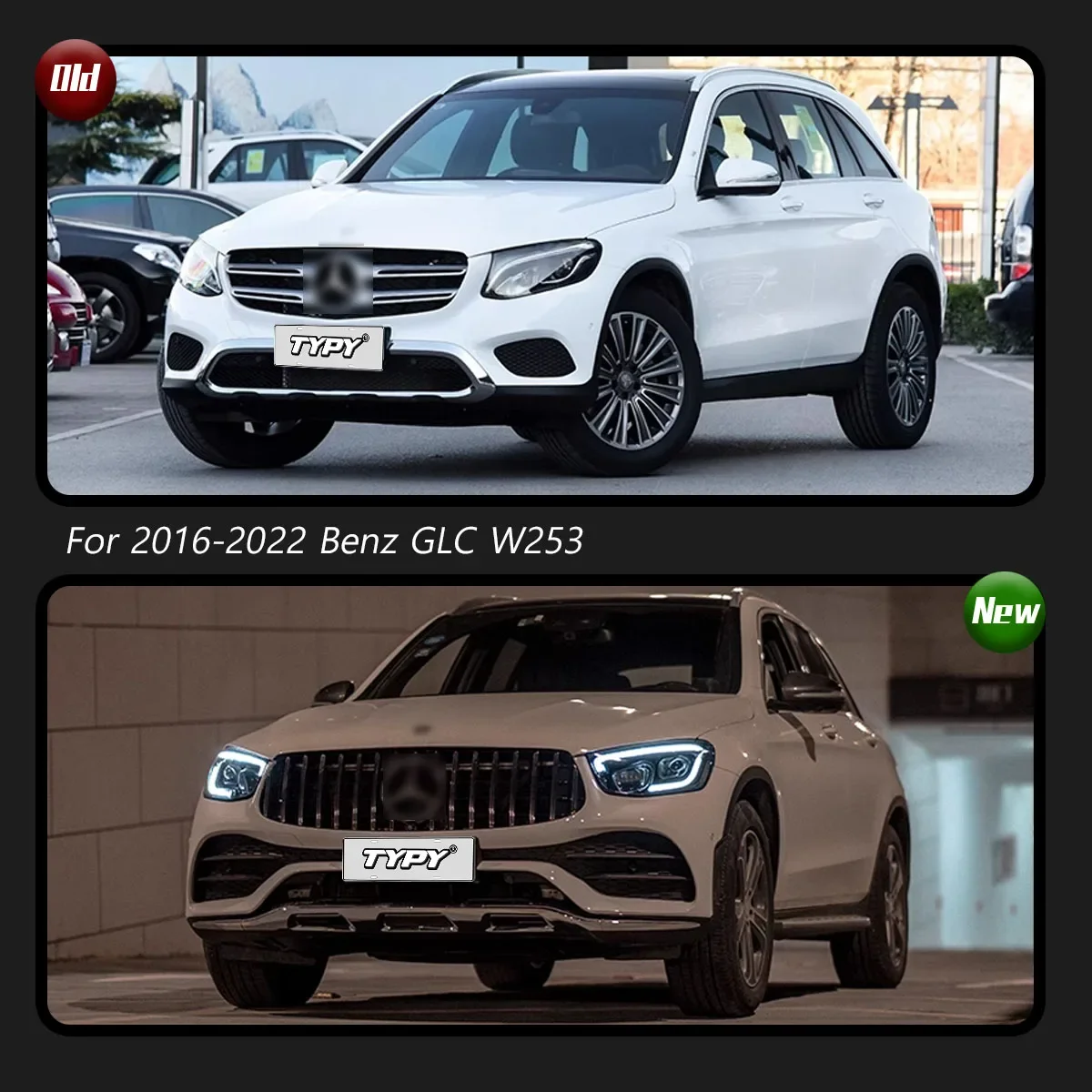 

Car Lights For Benz W253 GLC300 2016-2022 LED Projector Head Lamp Daytime Running Light Projector Lens Accessories