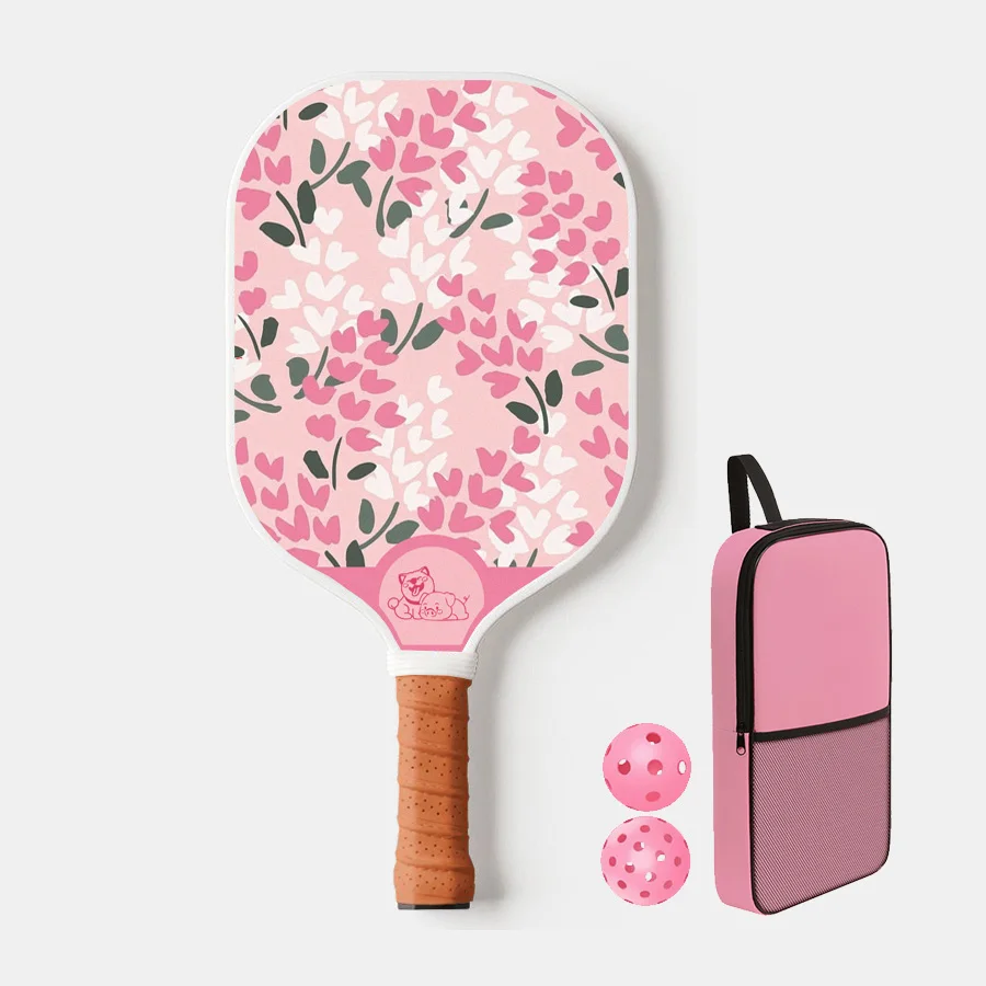 

Lucky001Thermoformed T700 Raw Carbon Fiber Pickleball Paddle Spin Textured Surface With Foam Edge Ergonomic Grip