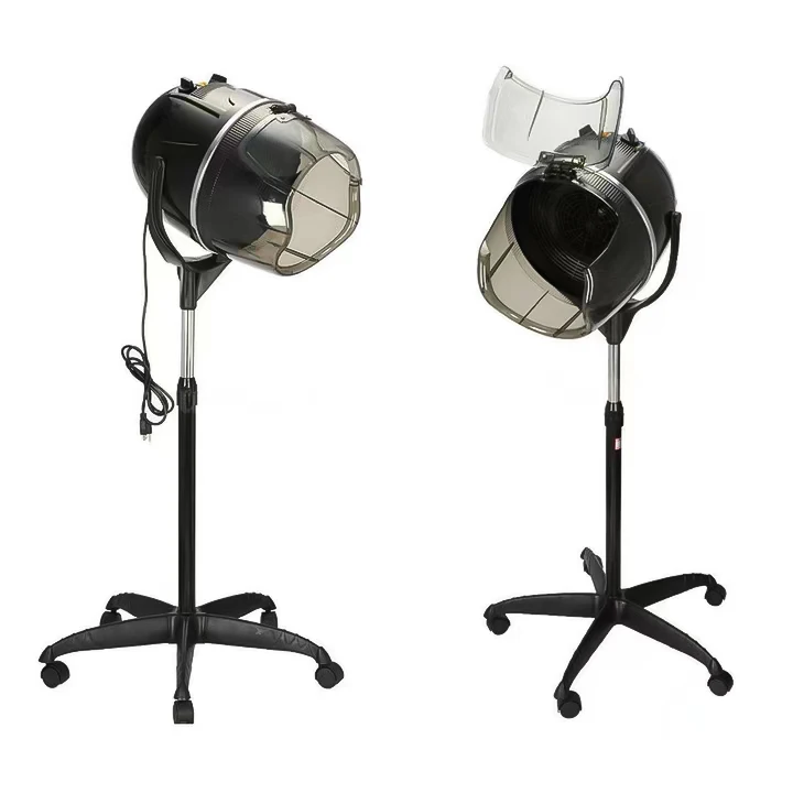Standing Hair Dryer Steamer, 2 in 1 Salon Machine with Wheels, Portable Beauty Home-bar Equipment for Women, Barber Use