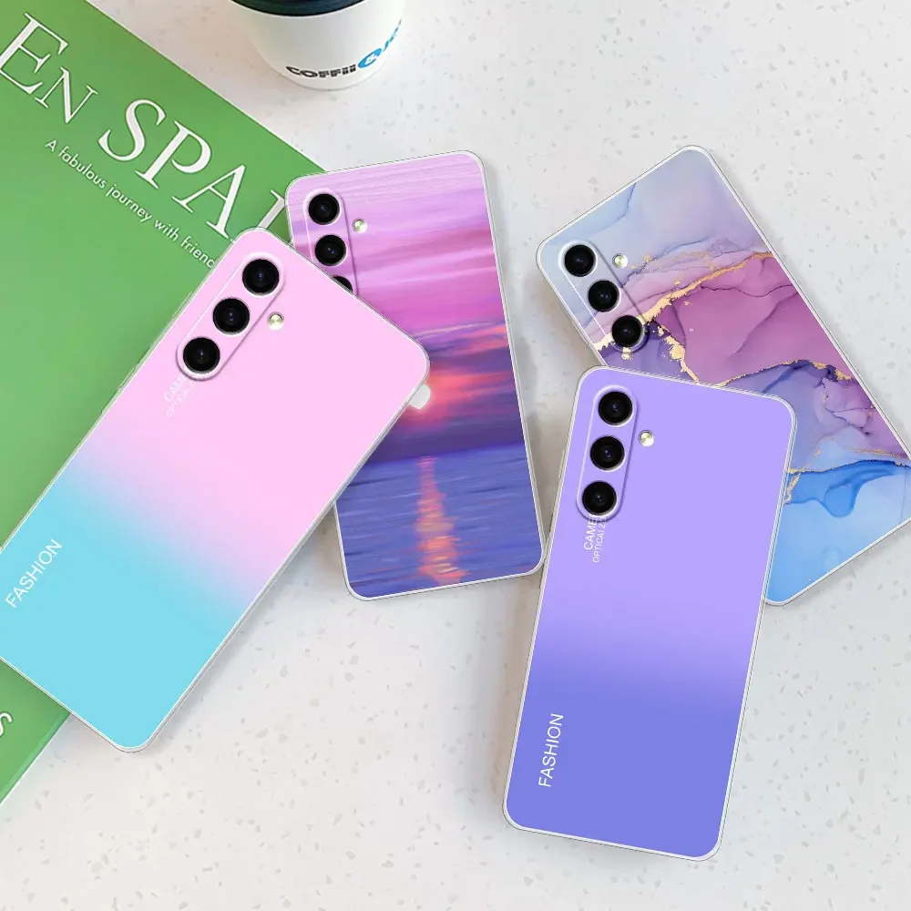 For Samsung A25 A15 A05 A05S Case For Samsung Galaxy A15 Coque Patterned Soft Silicone Clear Phone Case For Samsung A05 S Fundas