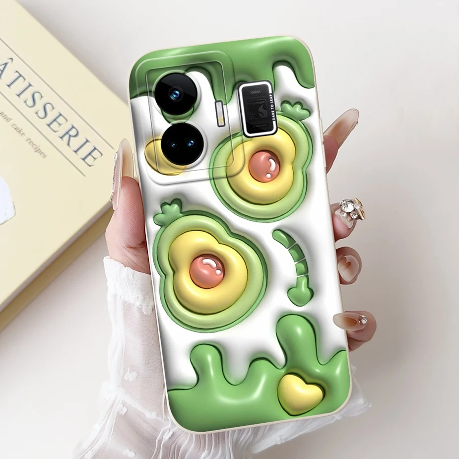 For Realme GT Neo 5 Case RMX3706 New Fashion Candy Painted Cover 6.74'' Soft TPU Phone Case For Realme GT Neo5 240W Fundas Coque