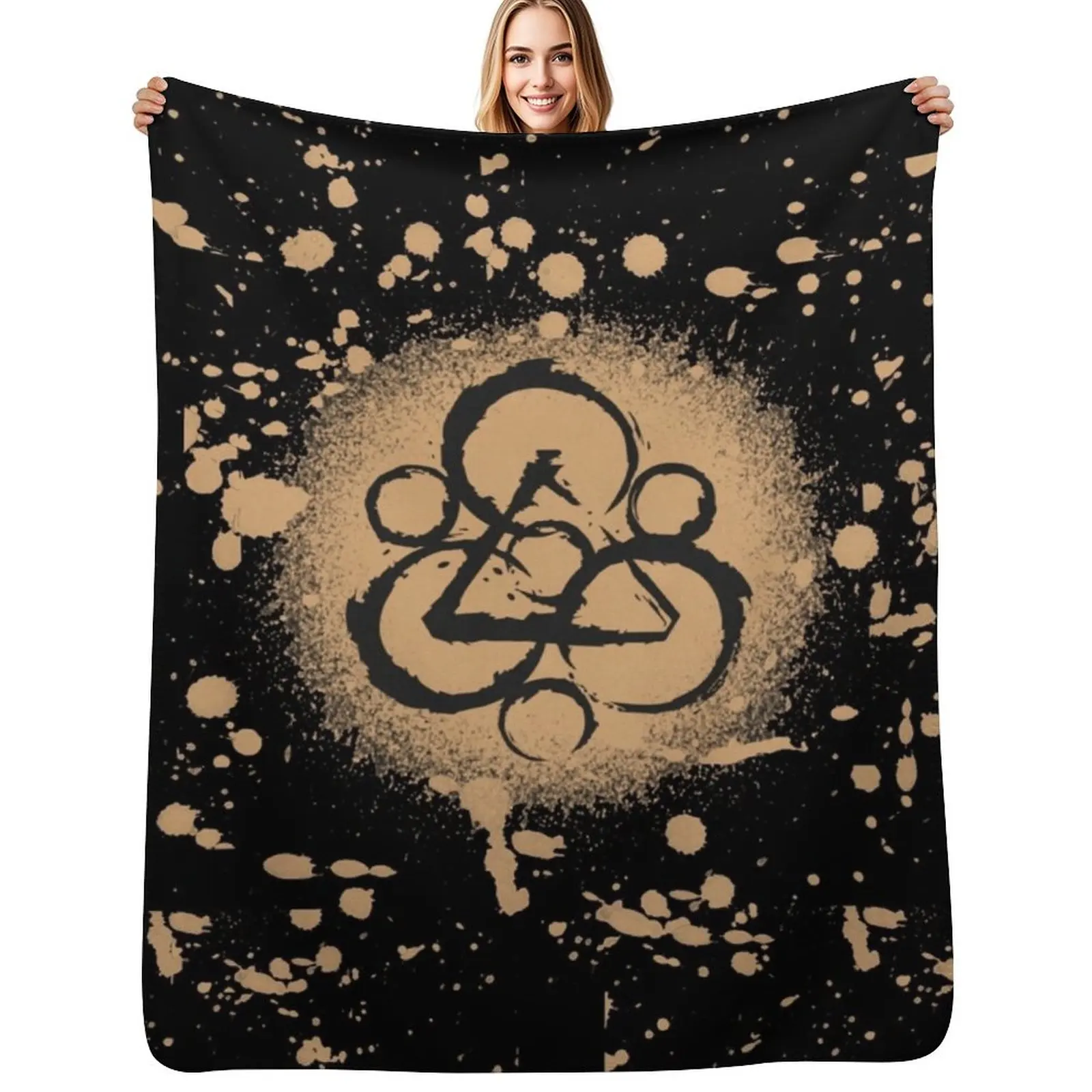 BLEACH splatter KEYWORK LATITUDE Throw Blanket Camping Luxury Brand Winter beds for sofa blankets ands Blankets