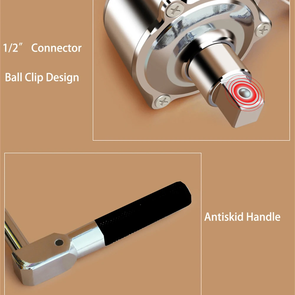 Tire Effort Saving Wrench 17-19-21mm Socket Mechanical Structure Portable Repair Spanner Force Amplifier Wrench Decelerate 16:1