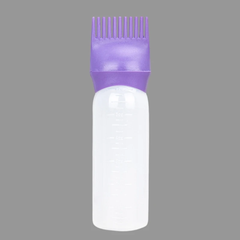 Plastic Hair Dye Refillable Bottle Applicator Comb Dispensing Salon Hair Coloring Hairdressing Styling Coloring Dropshipping