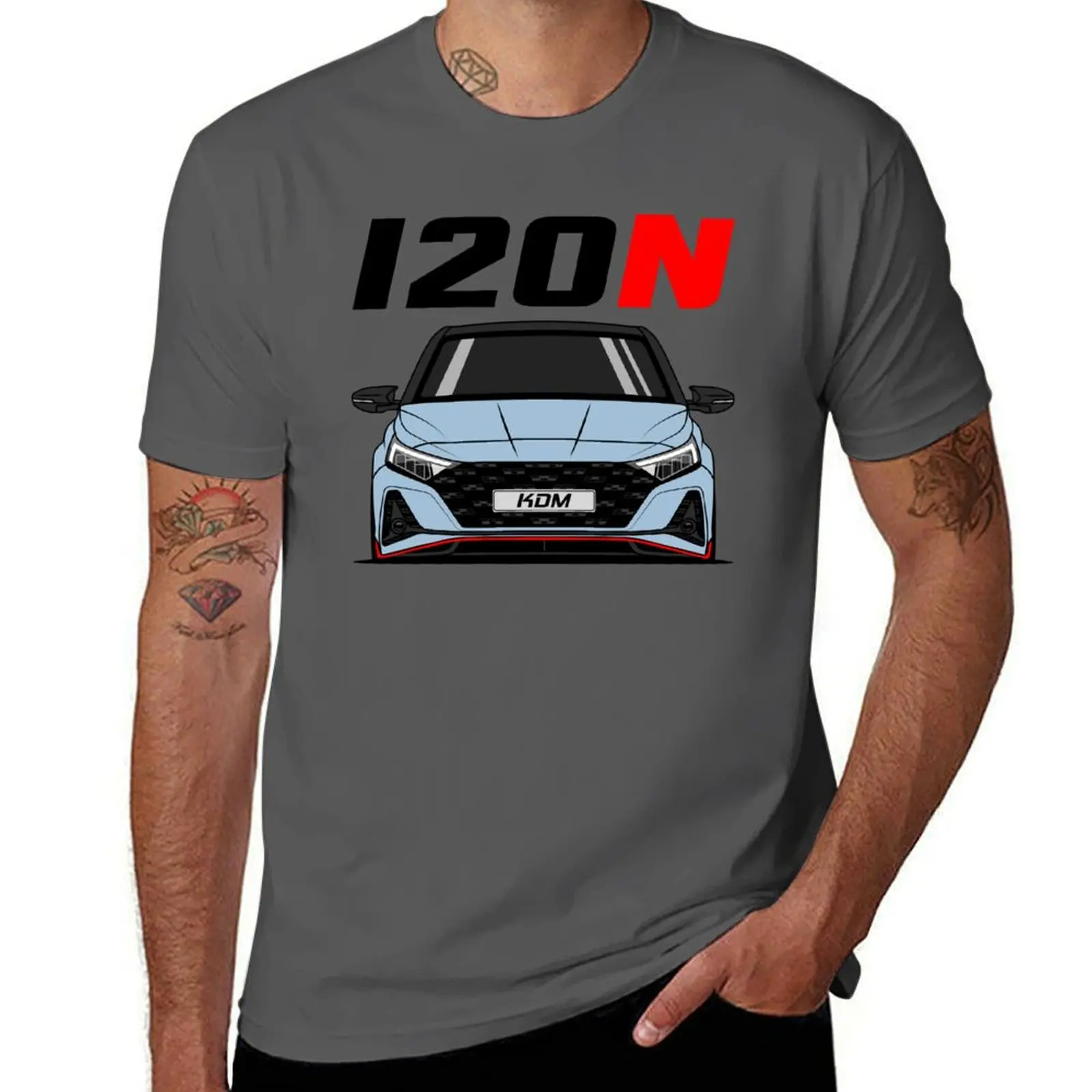 

I20 N Front KDM Performance T-Shirt vintage graphic tee designer shirts cotton t shirt men