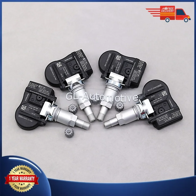 1/4PCS 433MHZ TPMS Tire Pressure Sensor For Hyundai Accent I30 ix20 ix55 Santa Fe Kia Rio Sorento 52933-2J100 52933-3N100