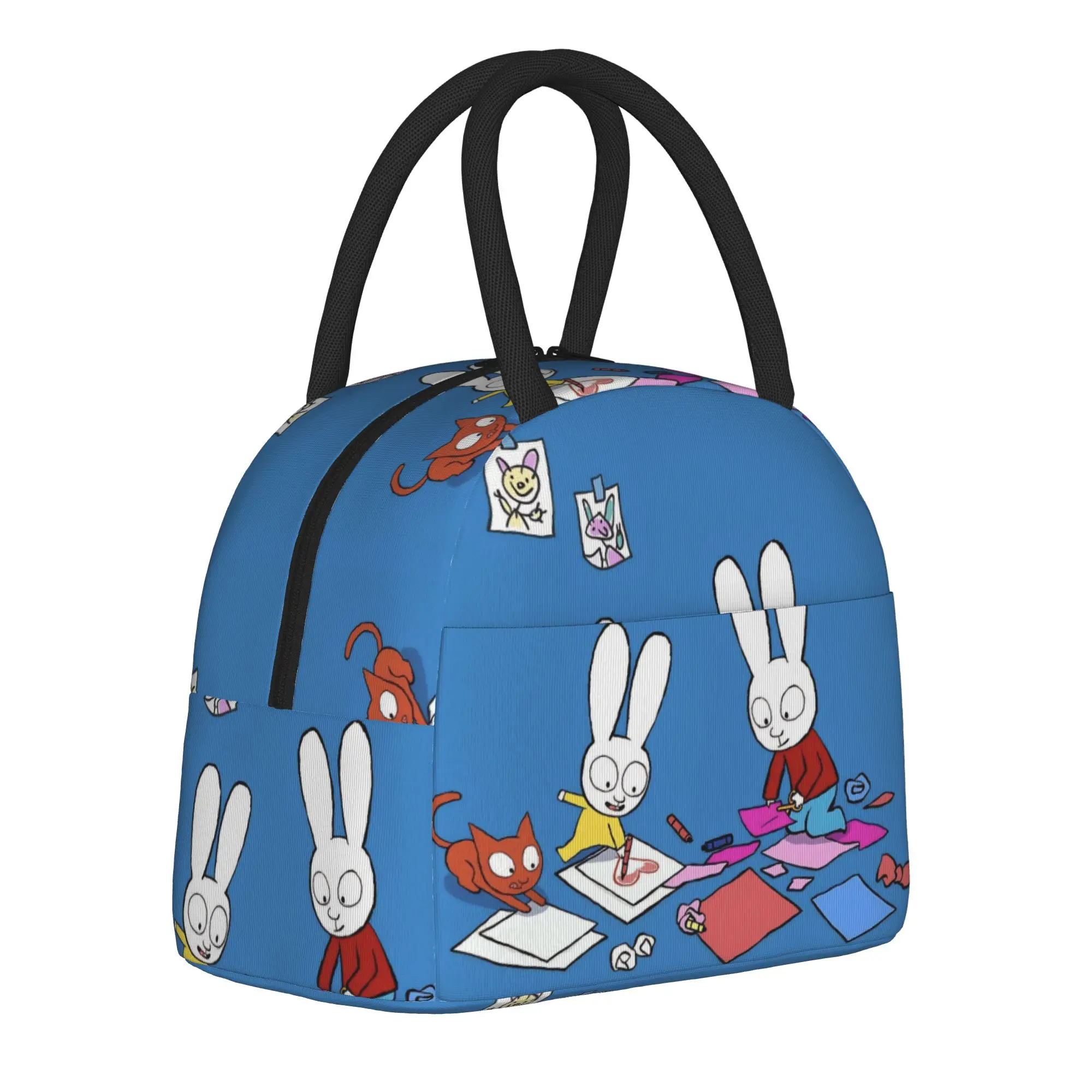 Simon Super Rabbit Accessories Insulated Lunch Bag For Office  Food Storage Bag Portable Cooler Thermal Lunch Box